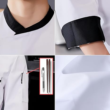 Kit Chef Personalizzato Con Ricamo - Divisa E Grembiule Per Ristoranti E Pasticcerie - Foto 7