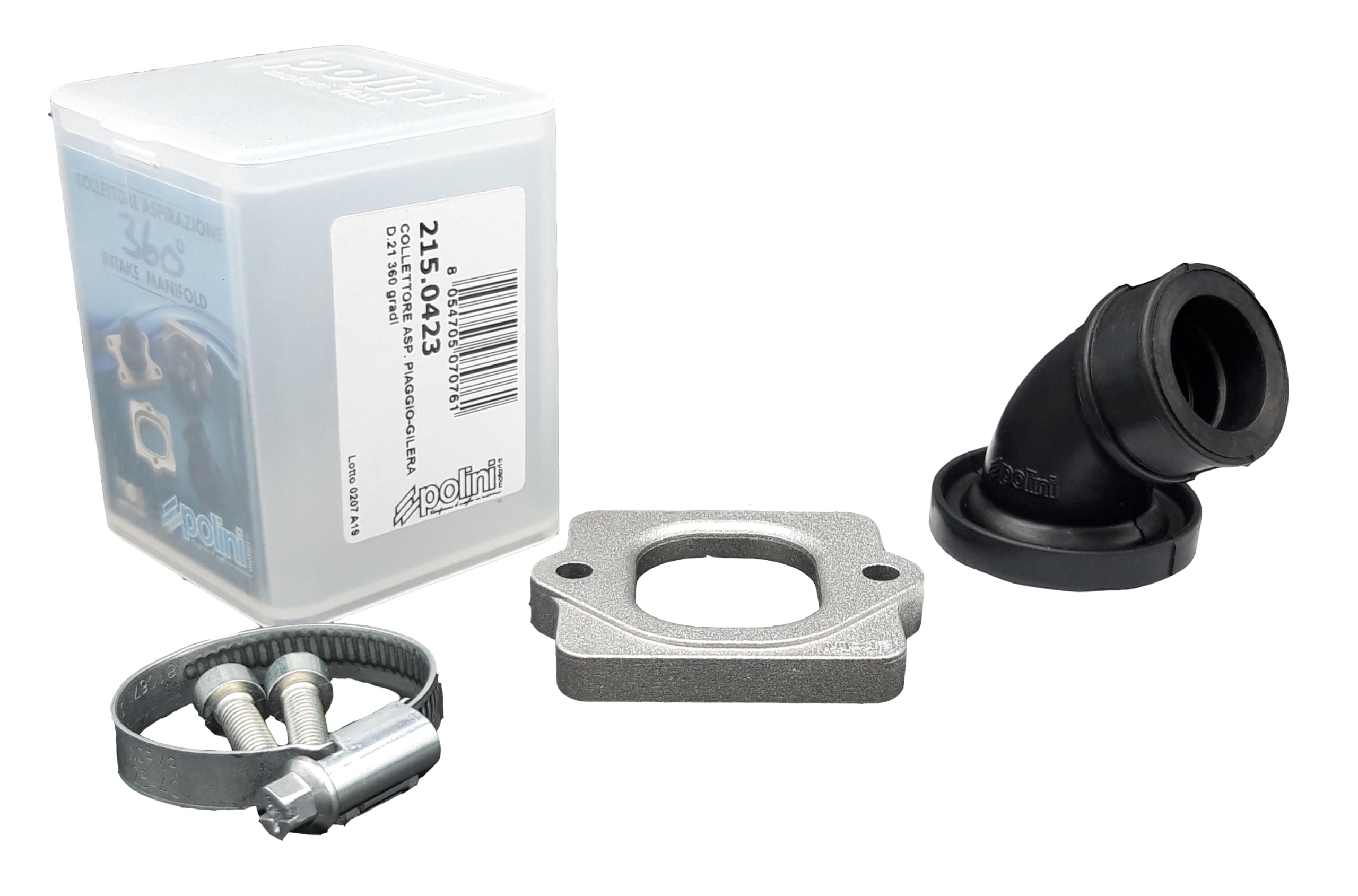 COLLETTORE ASPIRAZIONE POLINI D.21 360 GRADI PIAGGIO ZIP 50 2T SP H2O