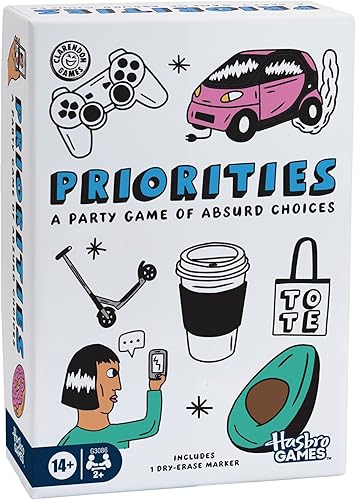 Juego de prioridades Un juego de fiesta de opciones absurdas Divertidos juegos de cartas para adultos y adolescentes A partir de 14 años 2+