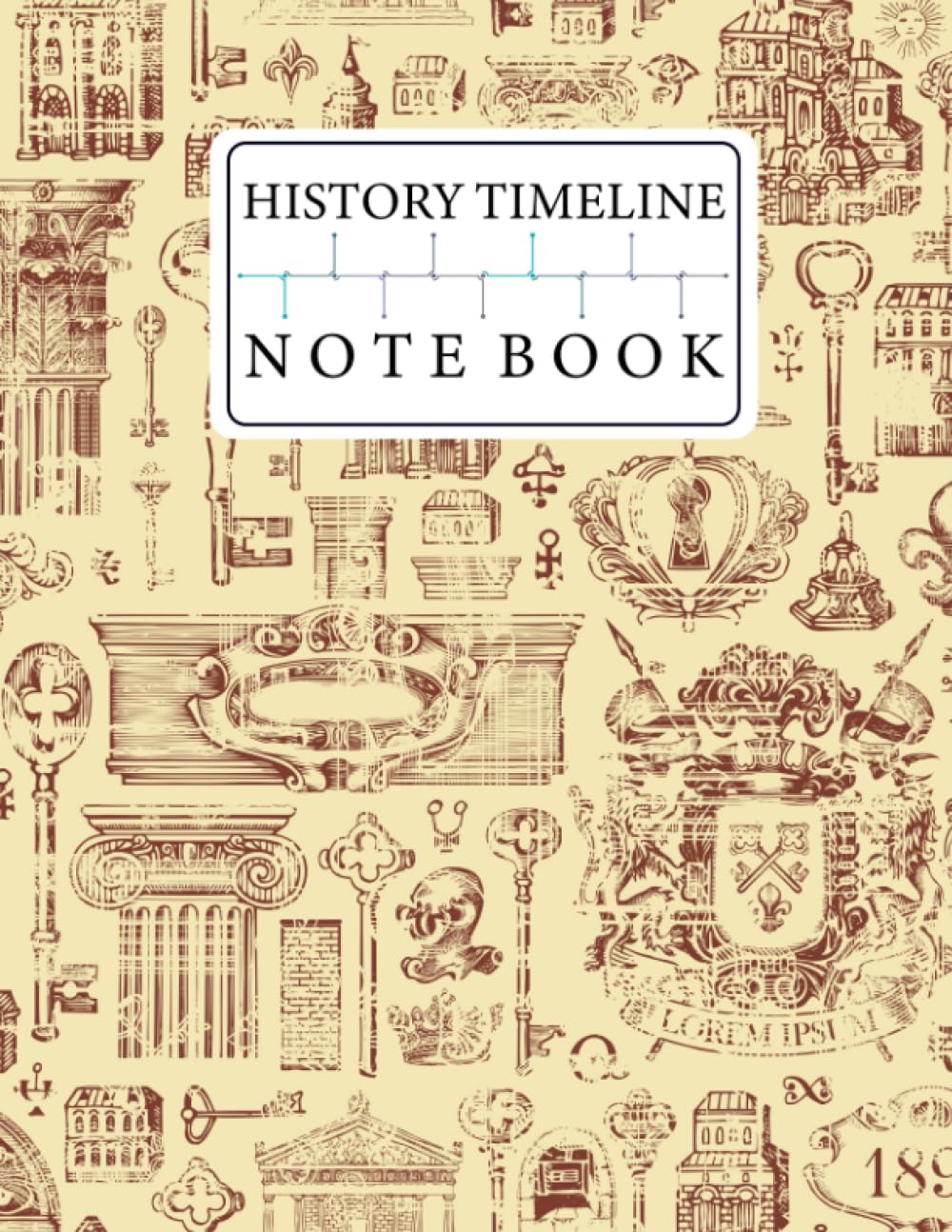History Timeline Notebook: A timeline book of world history | Homeschool History Book of Centuries | 110 Blank Pages 8.5" x 11"IN, for Schools