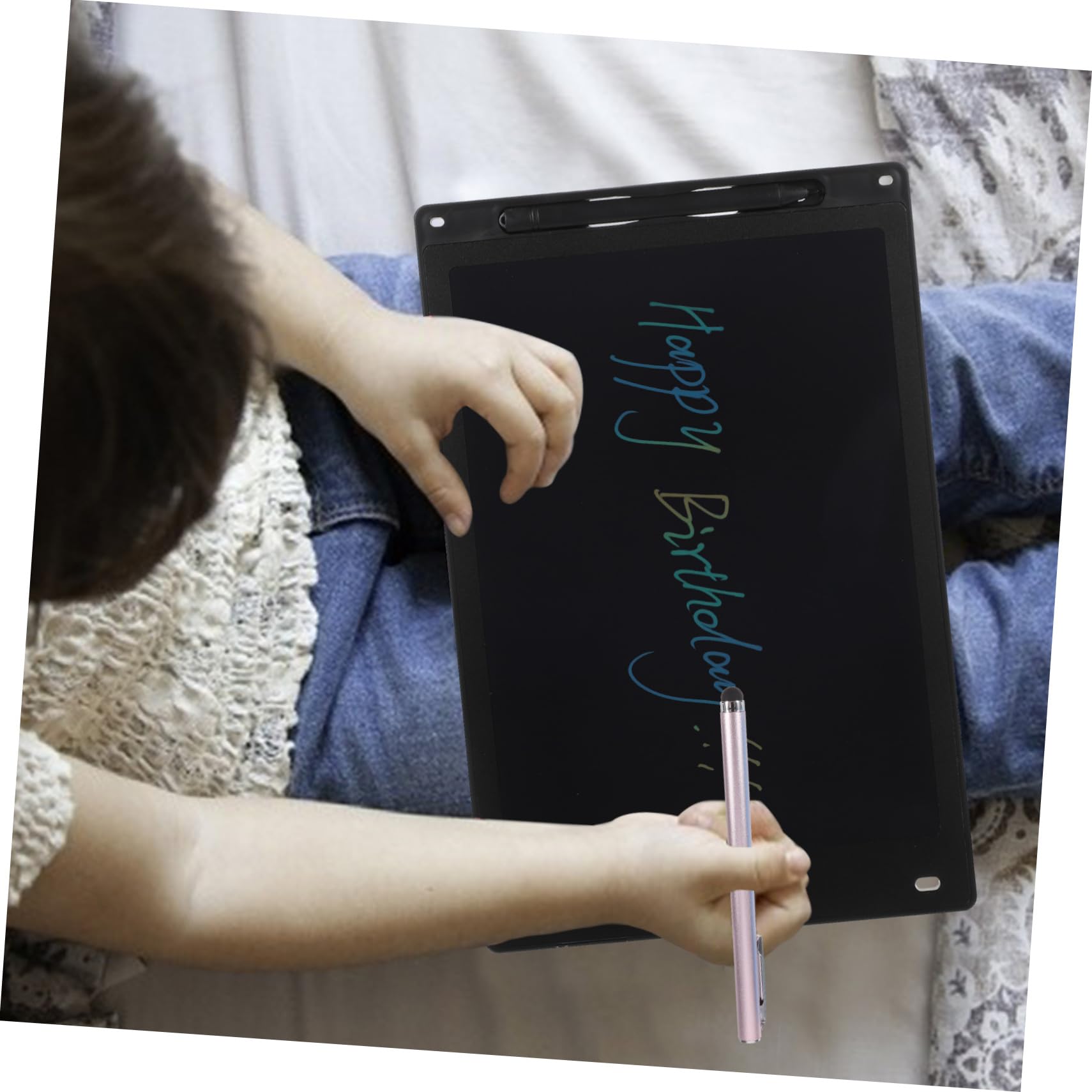 jojofuny 16pezzi Capacitive Stylus Pen Per Smartphone e Tablet Pennini Per Scrittura e Compatibili e Dispositivi e Facili Trasportare