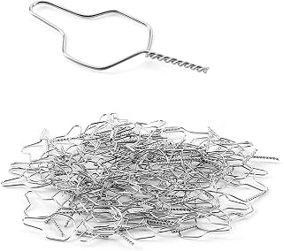 LA MIERE 100 Pcs Orthodontic Stainless Steel Preformed Ligature Wire, Ligature Ties Wire, SS, 0.012 Short