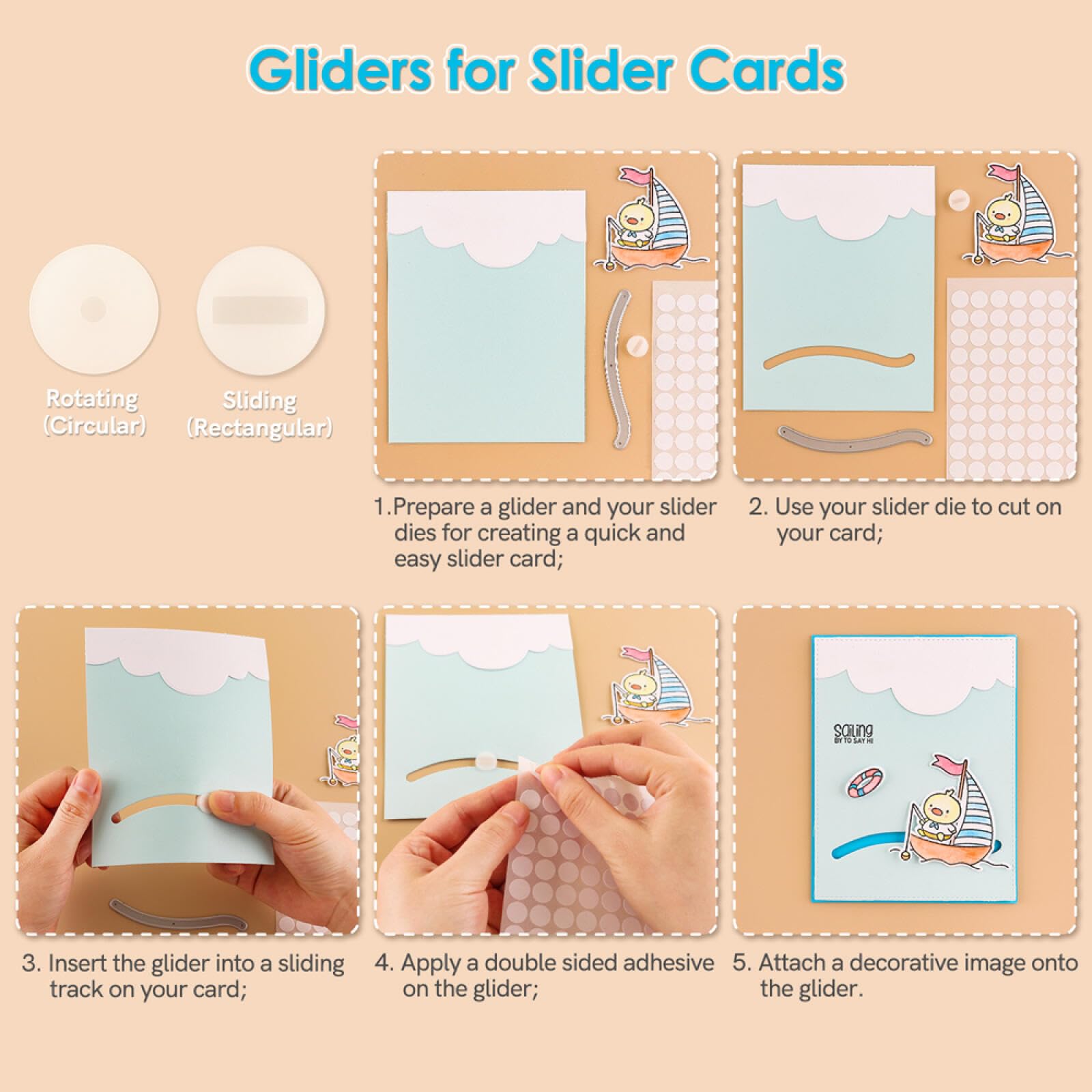 Action Wobblers For Card Making 72-Piece Mini Action Wobbles Kit - Self ...