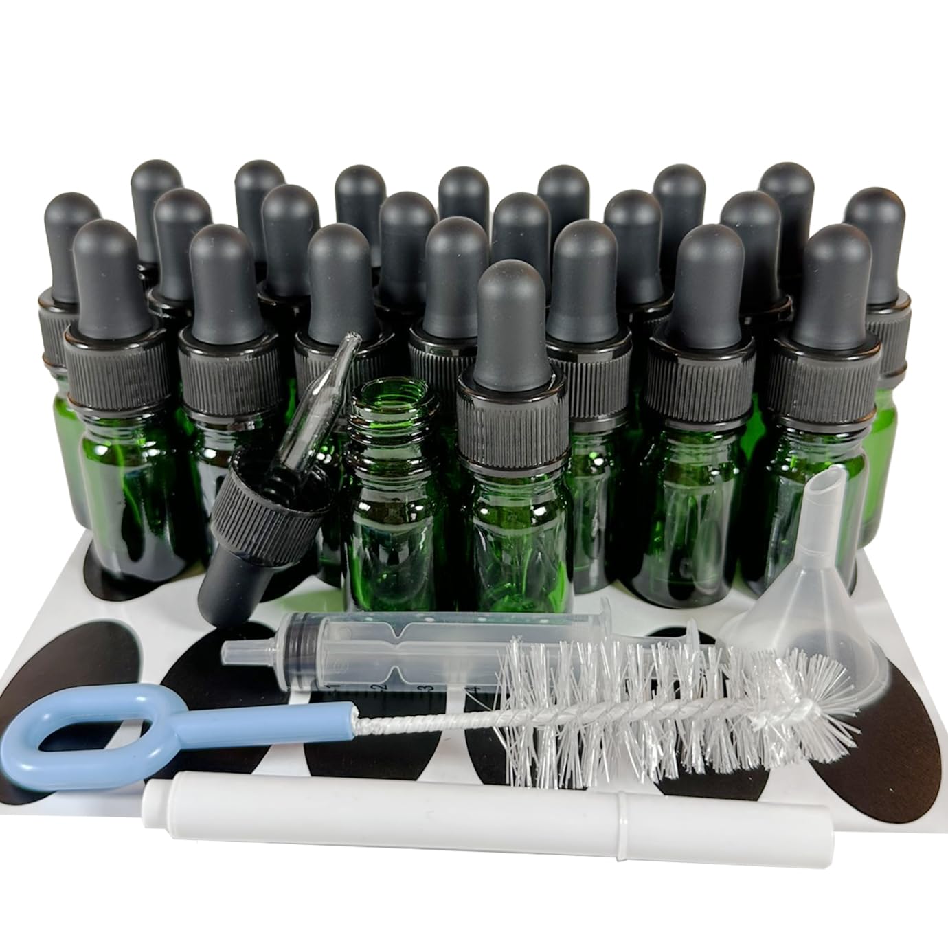 48 Stück ätherische Öl Flaschen Aus Glas – Mit Tropfer, 15 Ml, Lichtdicht & Nachfüllbar, Perfekt Für Parfüm & Aromatherapie