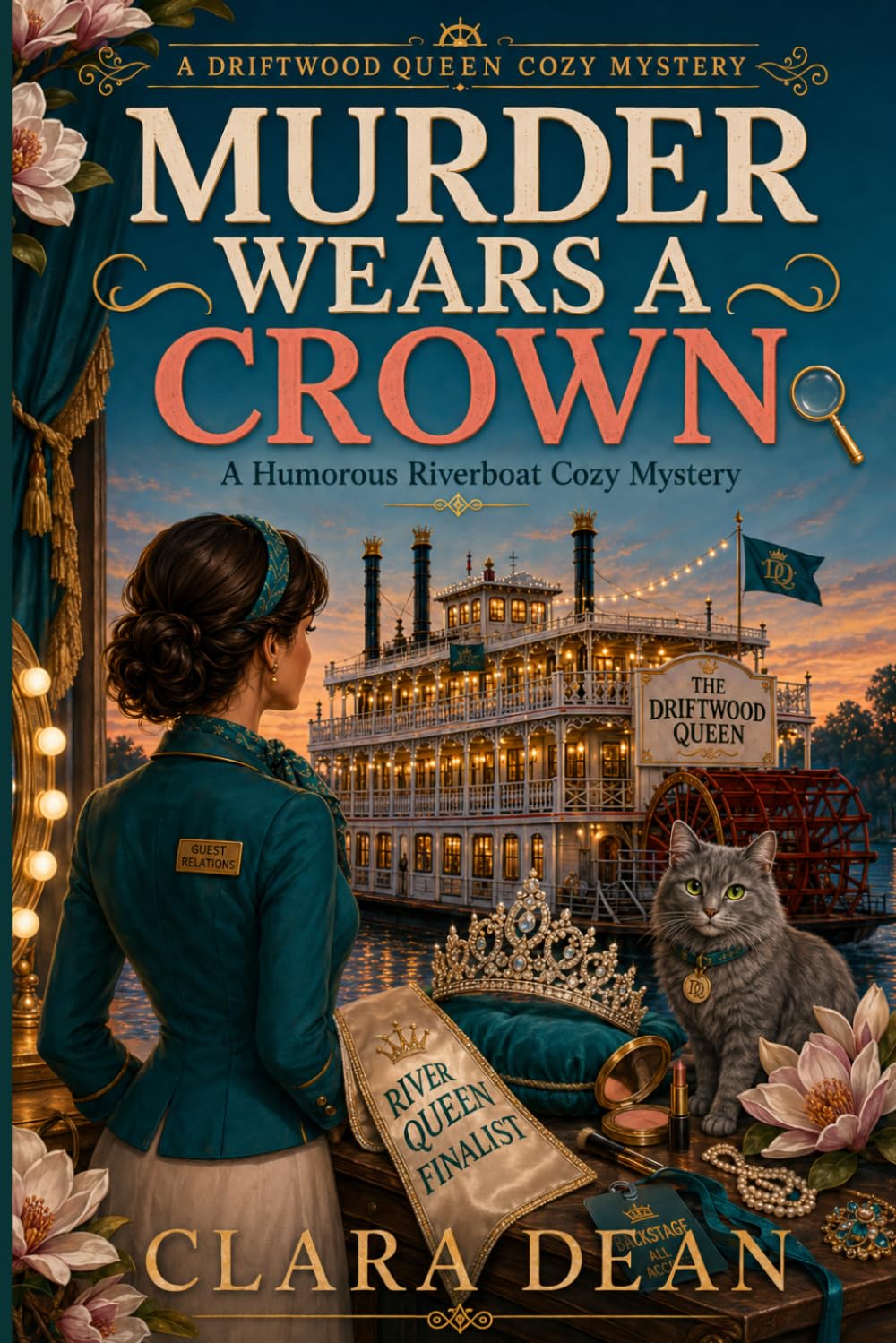 Murder Wears a Crown: A Humorous Riverboat Cozy Mystery (The Driftwood Queen Cozy Mysteries)