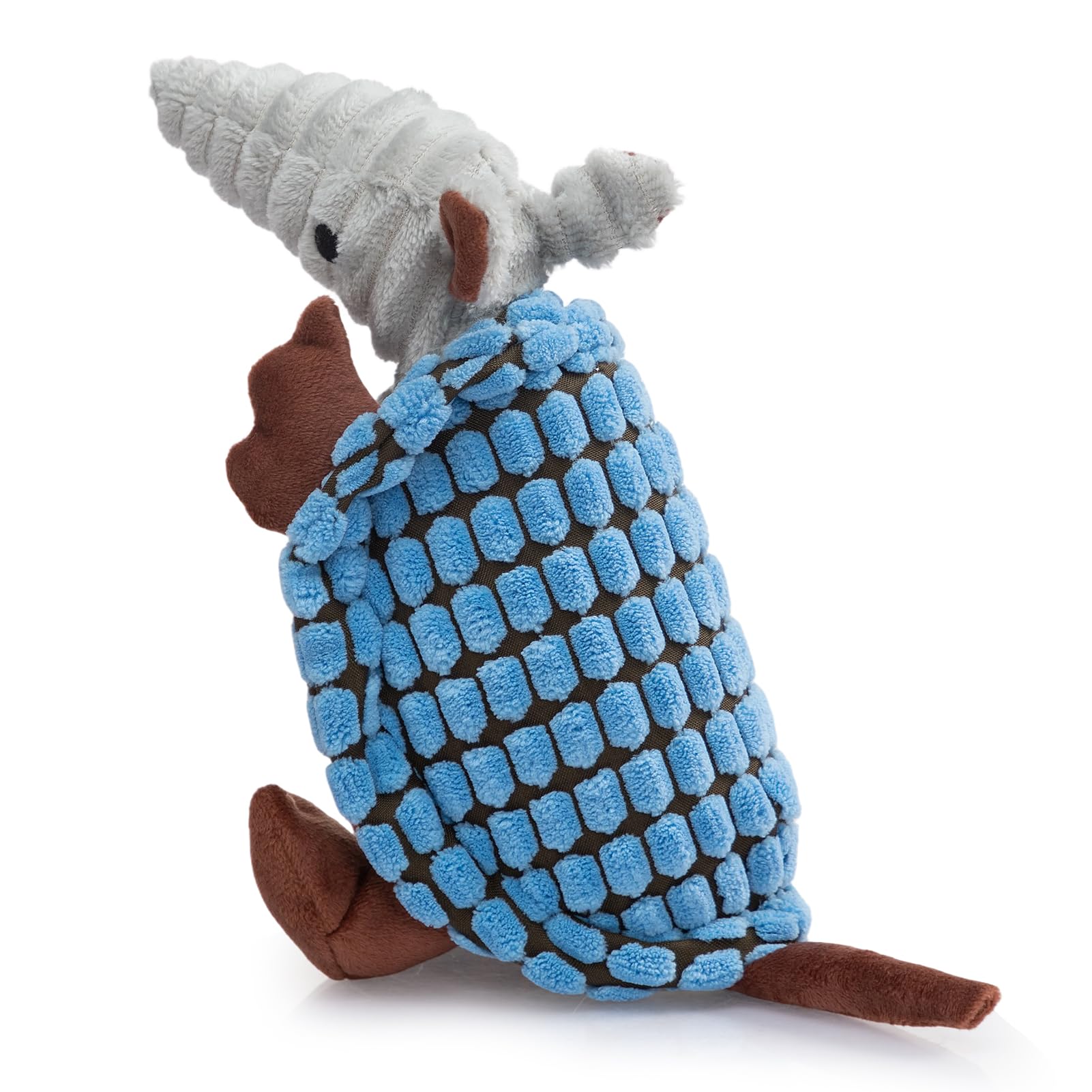 Hollypet Armadillo Squeaky Puppy Dog Toys for Small Medium Dogs, 8"