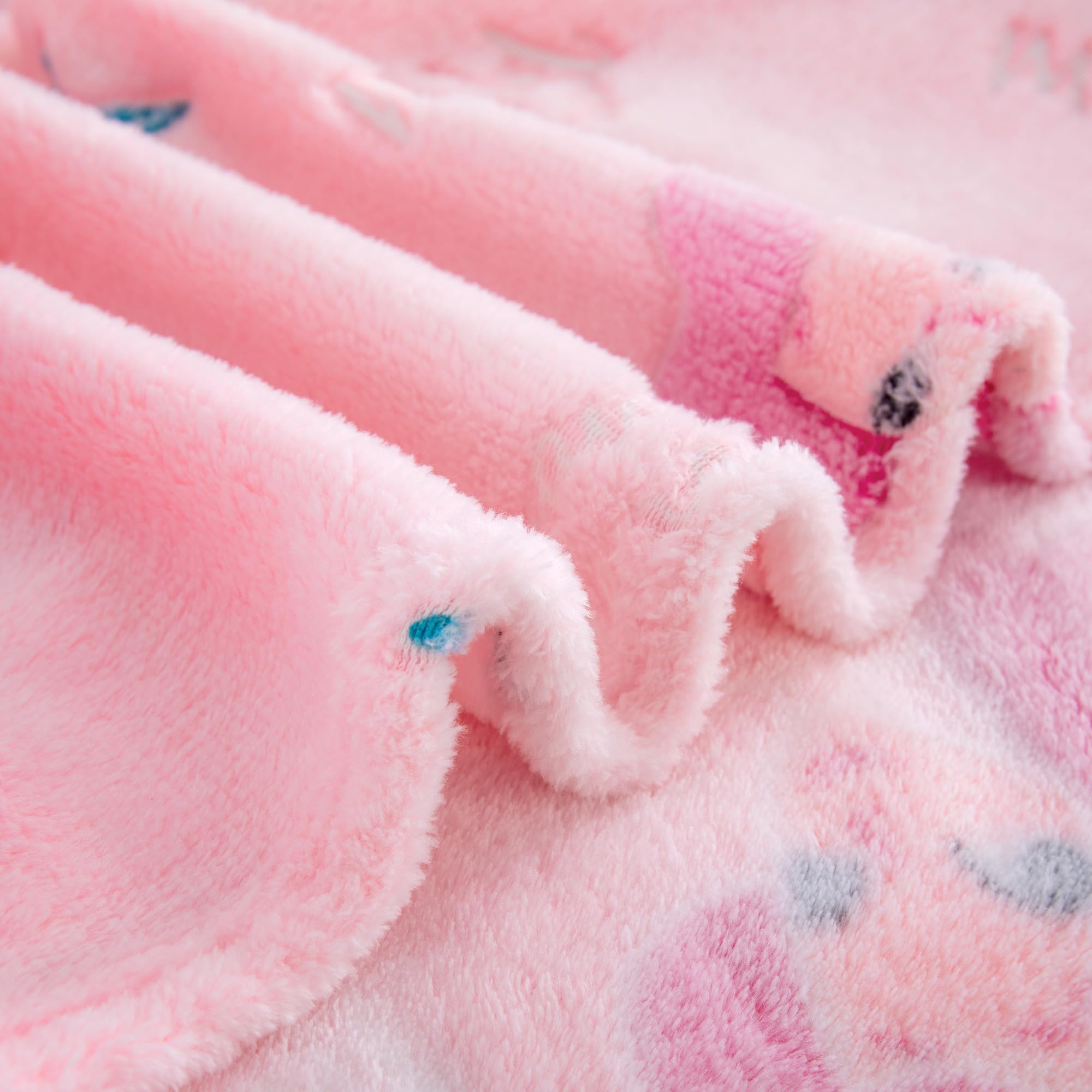 Happy Hues Mermaid Glow in The Dark Blanket-200 x 150 cm- Super Soft Fluffy Flannel Fleece All Season Blanket for Babies-Toddlers-Kids & Teens Boys & Girls- Best Gifting Ideas for 0-15 Years 1