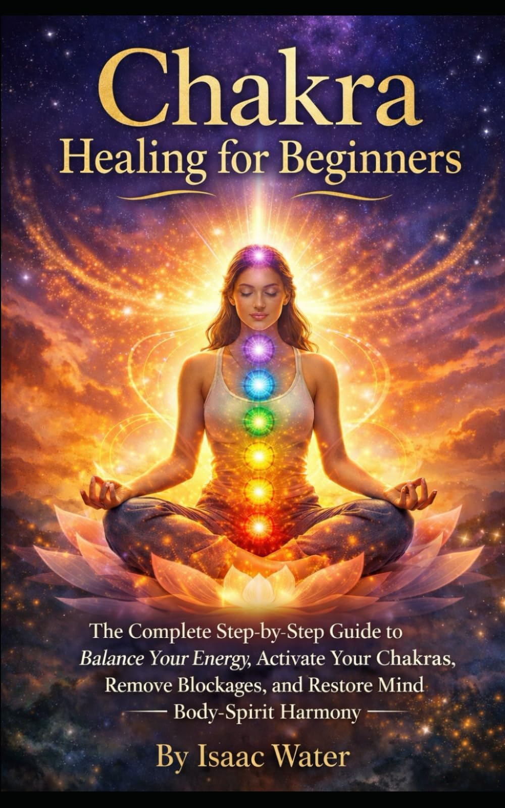 Chakra Healing for Beginners: The Complete Step-by-Step Guide to Balance Your Energy, Activate Your Chakras, Remove Blockages, and Restore Mind-Body-Spirit Harmony (Chakra healing Series)