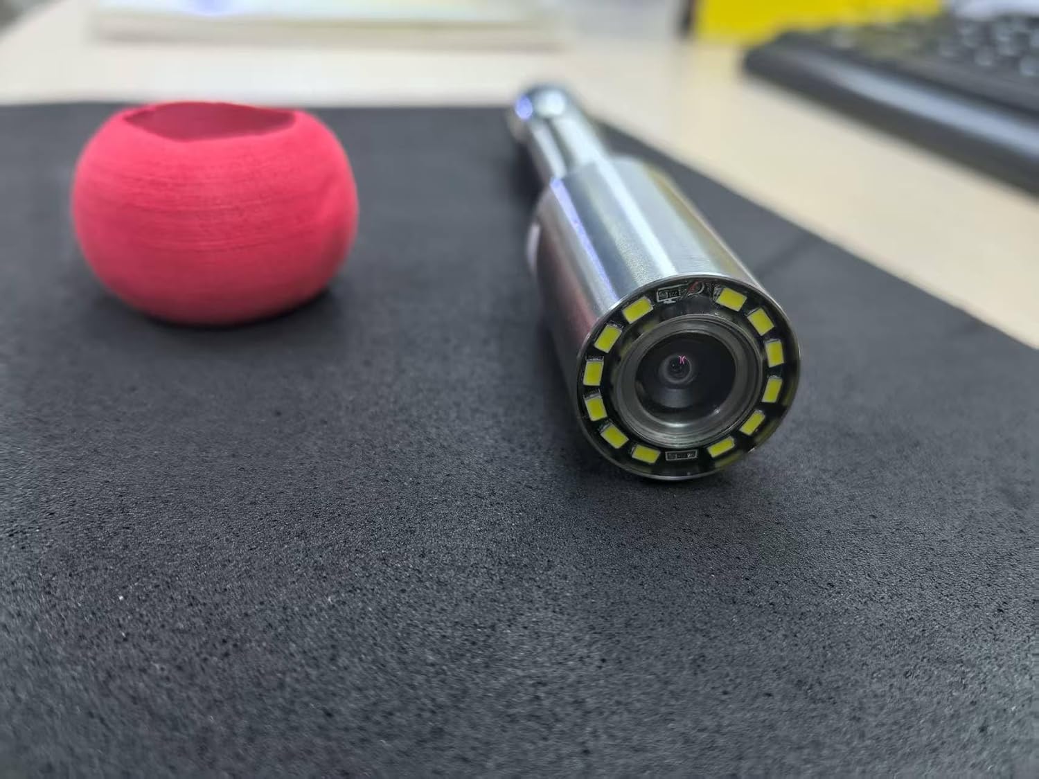 Sewer Camera Head Replacement with Self-Leveling Function,Compatible with PRANITE HBUDS Anysun Sewer Camera Head 512Hz Sonde IP68 Waterproof Inspection Accessories