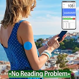 funpatch Waterproof Libre 3 Sensor Covers, 20Pack Libre 3 Adhesive Patches Flexible CGM Tape Non-Glue Central Full Cover Patches Hypoallergenic & Latex-Free Long-Lasting for 14 Days, Forest