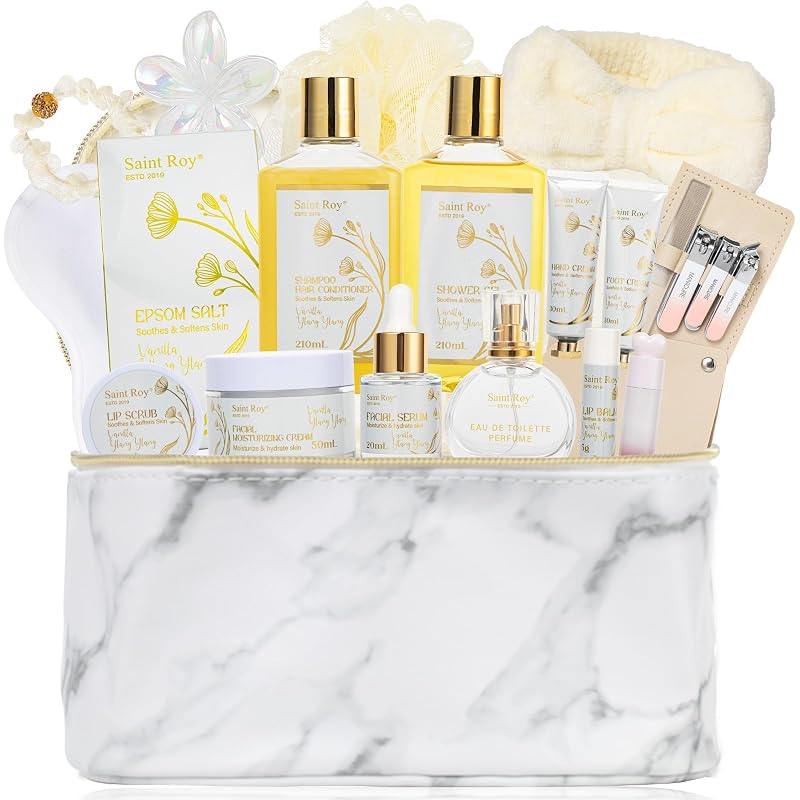 Saint Roy Kit de cuidados corporais e banho com 23 peças