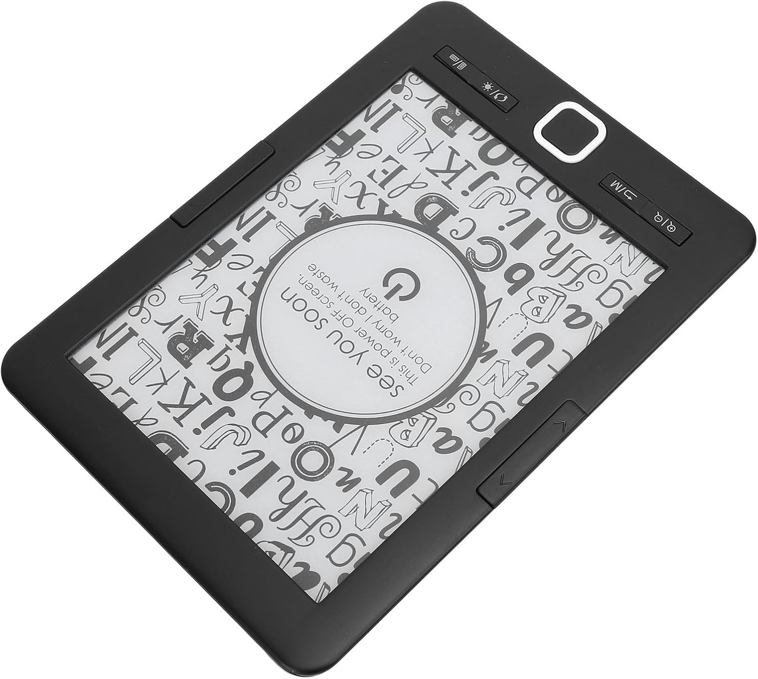 6 Inch Portable E Book Reader with 8GB Storage,Ink Display for Eye Comfort & Personalized Reading Experience