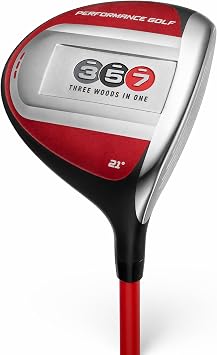 Performance Golf 357 Fairway Hybrid, 21 Degree Loft