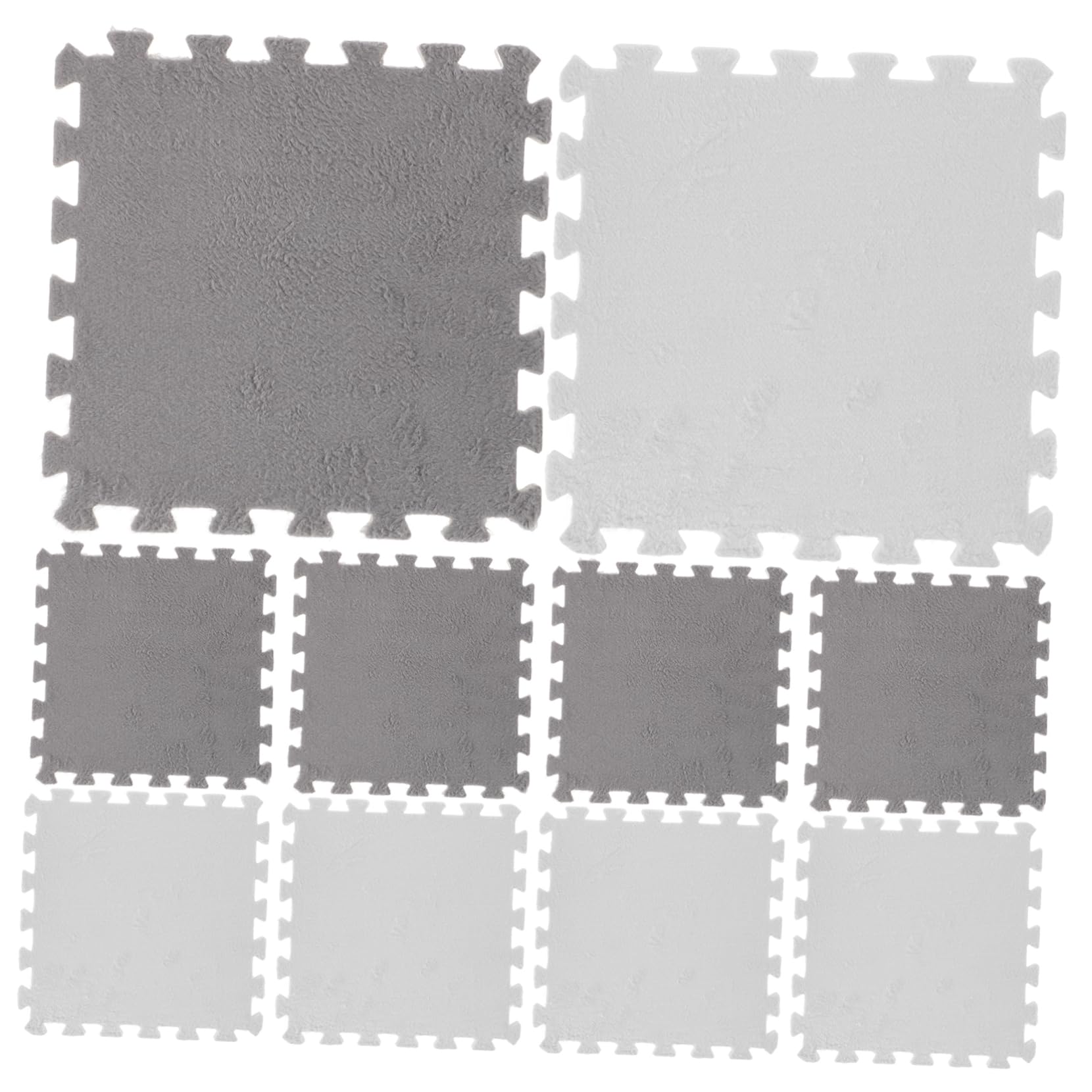 LIFKOME 10pcs Puzzle Mat Rug Squares Foam Interlocking Carpet Mats Play Floor Replaceable Puzzle Cushions Portable Puzzle Cushions Household Accessory Home Accessory Plush