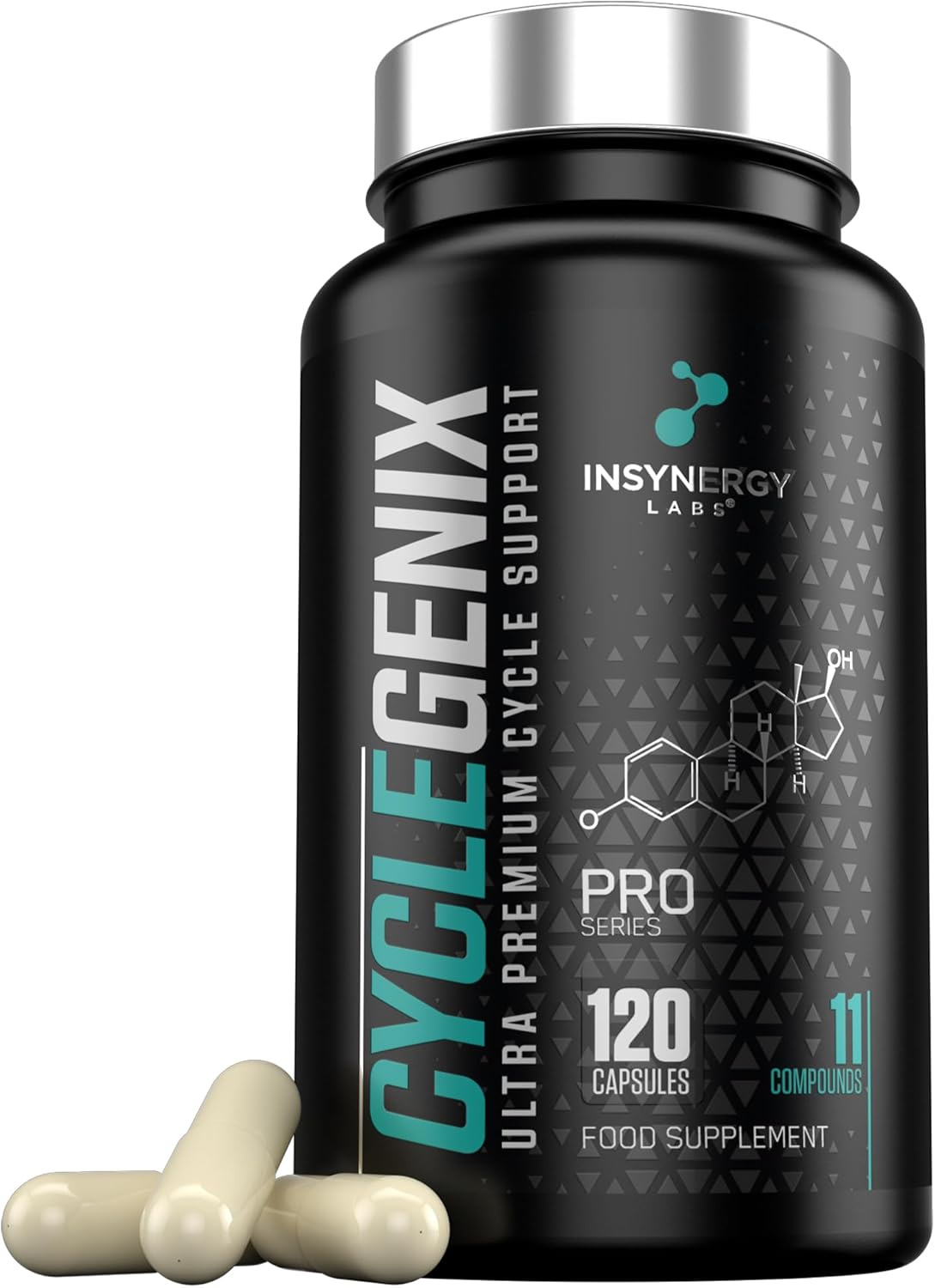 CycleGenix Cycle Support Supplement (10 Ingredients) Premium Liver Detox Support, NAC, D Aspartic Acid, Artichoke, Milk Thistle, 120 Liver Tablets Cleanse Detox Repair