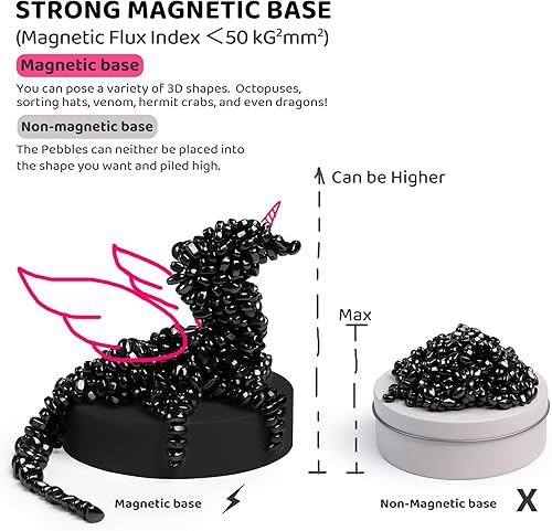 Miniatura 2 de LiKee Juguetes magnéticos para la ansiedad, decoración de escritorio para aliviar el estrés