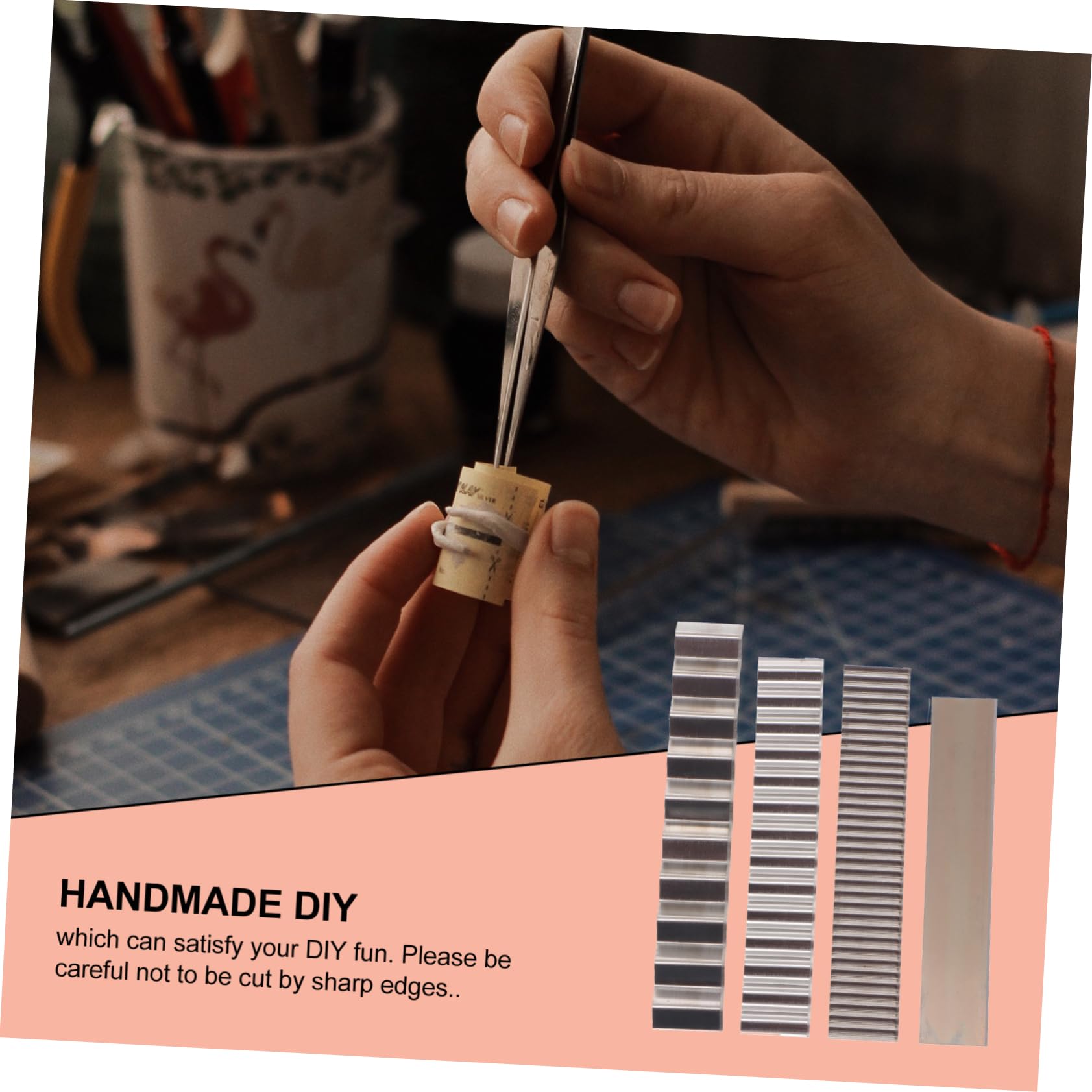 Lurrose 16stücke Teiliges Polymer Clay Cutter Edelstahl Modellierwerkzeug Für -tonarbeiten Verschiedene Wellenformen Langlebig Und Bruchsicher Für Kreative Bastelprojekte