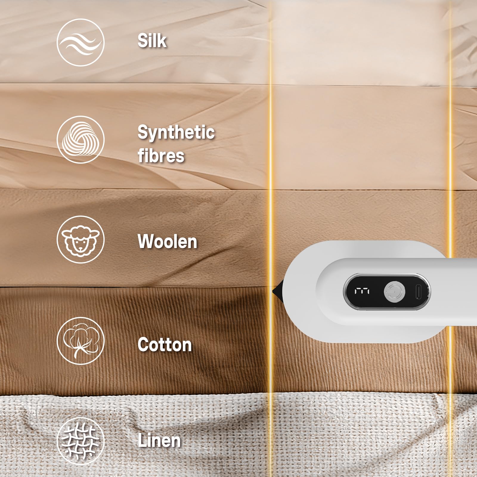auvstar Plancha de Ropa Sin Cables para Viaje con Batería 4000mAh,Mini Plancha Portátil con 3 Niveles de Temperatura,Recargable USB-C,Ultra Ligera para Negocios,Camping y Hogar