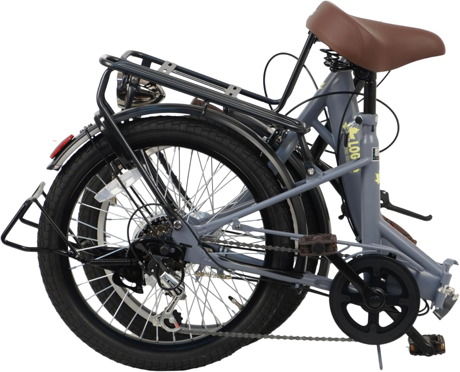 20インチ 折りたたみ自転車 コカ・コーラ 6段変速・センタースタンド