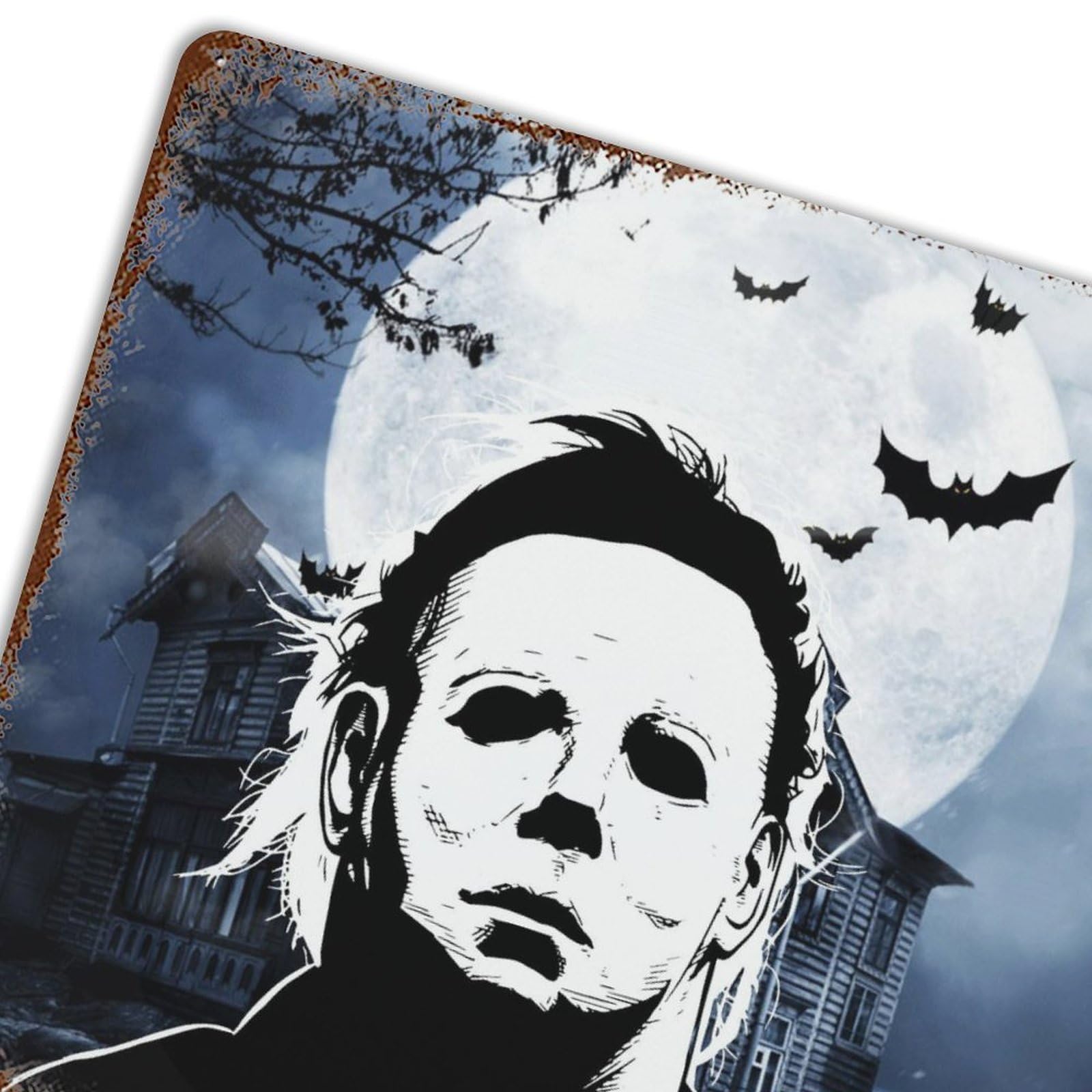 Amazon.co.jp: ブリキ看板 ブギーマン ハロウィン マイケル