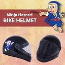Western Era Stylish Cartoon Character Sticker Full Face Helmet for Kids || Baby Safety and Comfort || (3-12 Years) (Black Glossy) (Non-Motorized) gallery image