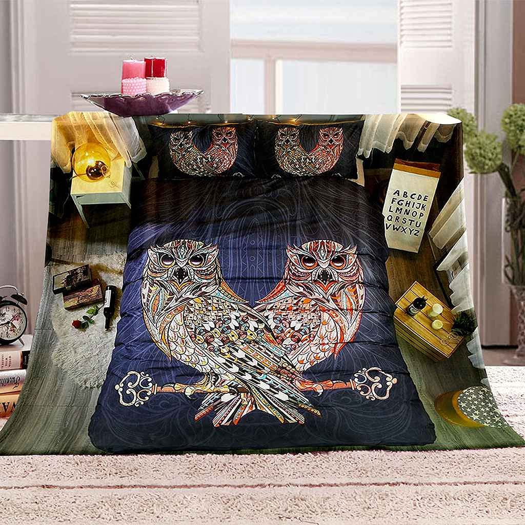 Couverture polaire microfibre chaude et douce au toucher pour lit deux personnes
