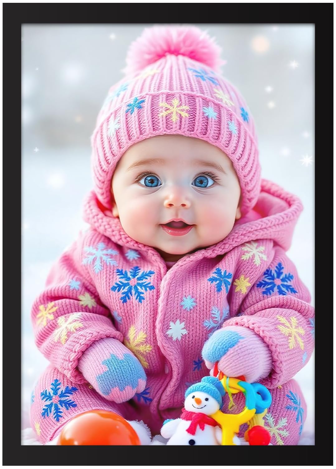 Baby Wall Frames for Home Decor | Baby Photo Frame for Wall Hanging | Cute Baby Home, Wall Decor Items for Hall, Living Room, Bedrooom, Office | Baby Photo Frames for Pregnant Women-image-15