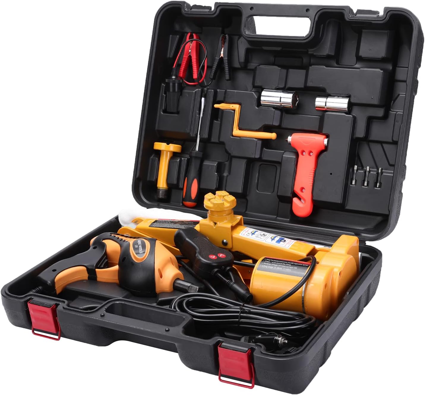 FEANISIFEI Electric Car Jack Kit 3 Ton 12V Electric Car Jack with