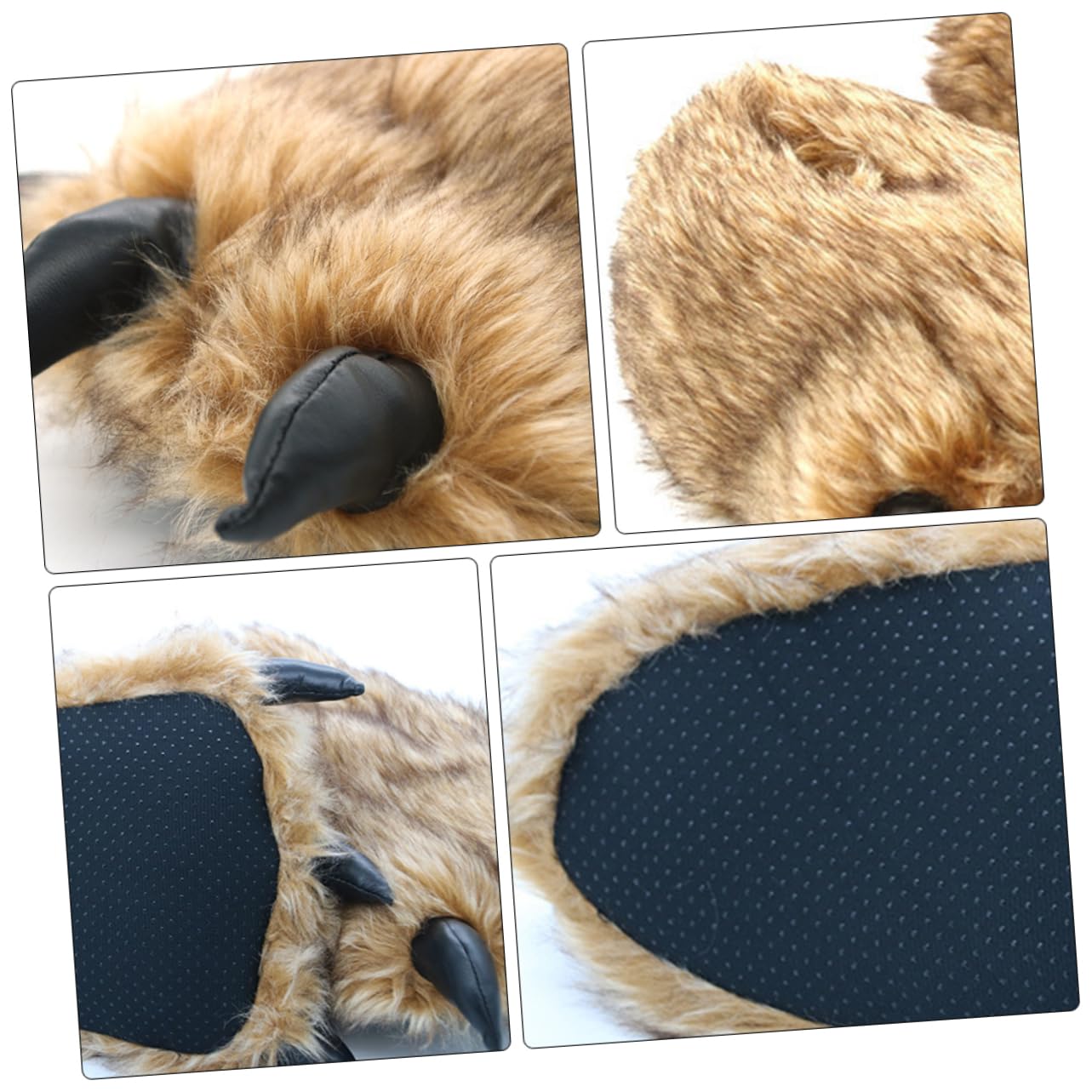 Pantofole ad artiglio d'orso ciabatte invernali ciabatte casa pantofole calde scarpe da per animali unisex di peluche unisex