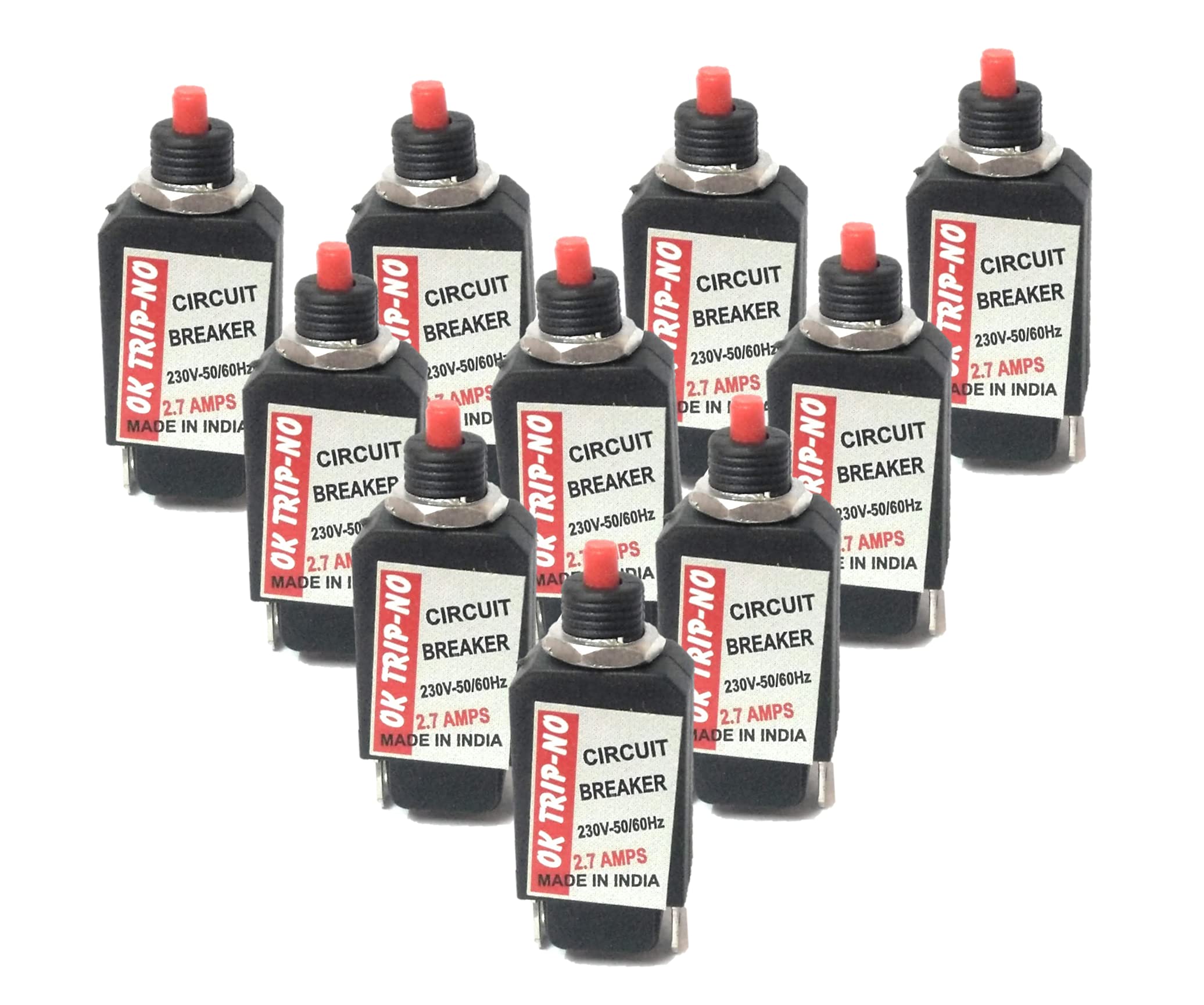 VT - Mixer Grinder over Load Protector Switch (Black, Pack Of 10)