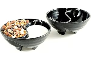 Never Soggy Cereal Bowl 2-Pack (Black)