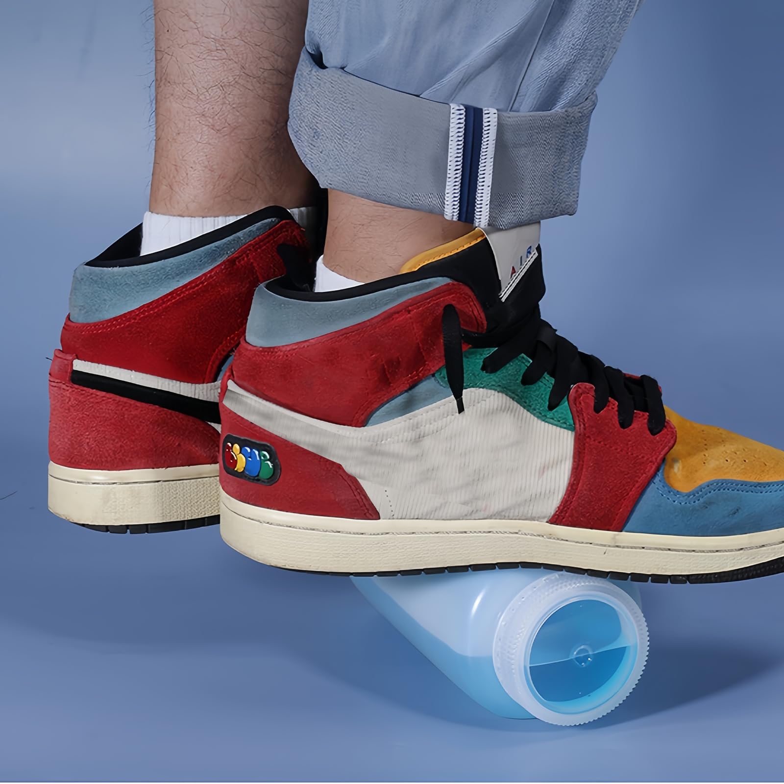 4 flaconi di plastica con apertura ampia: flacone cilindrico di reagente chimico da 500 ml, trasparente, sigillato, a prova di perdite, in HDPE, contenitore liquido, per laboratorio