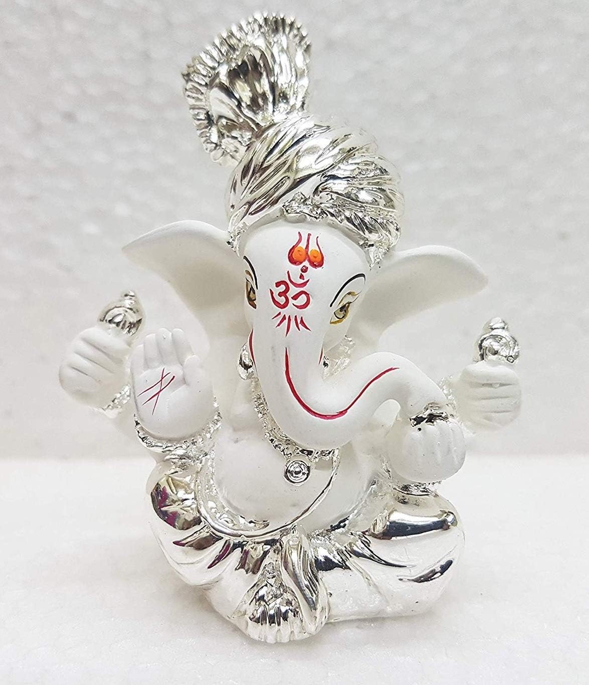 Amrita Creation Pagdi Ganesha Idol for Car Dashboard Hindu