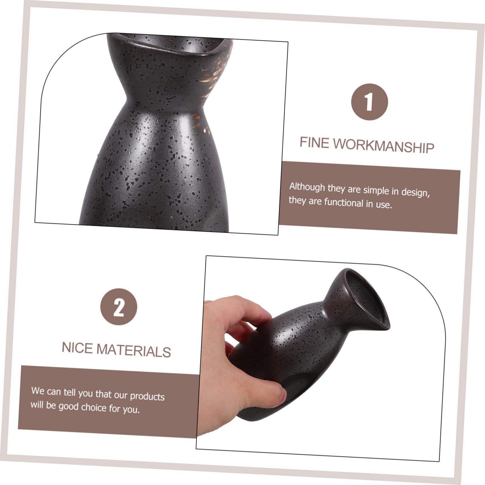 4 Ensembles Pichet À Saké Et Ustensiles De Boisson Tasse À Saké Pot À Saké Tasses À Saké Tasse À Saké Japonaise Bouilloire À Saké Rétro Bouilloire À Saké Vintage