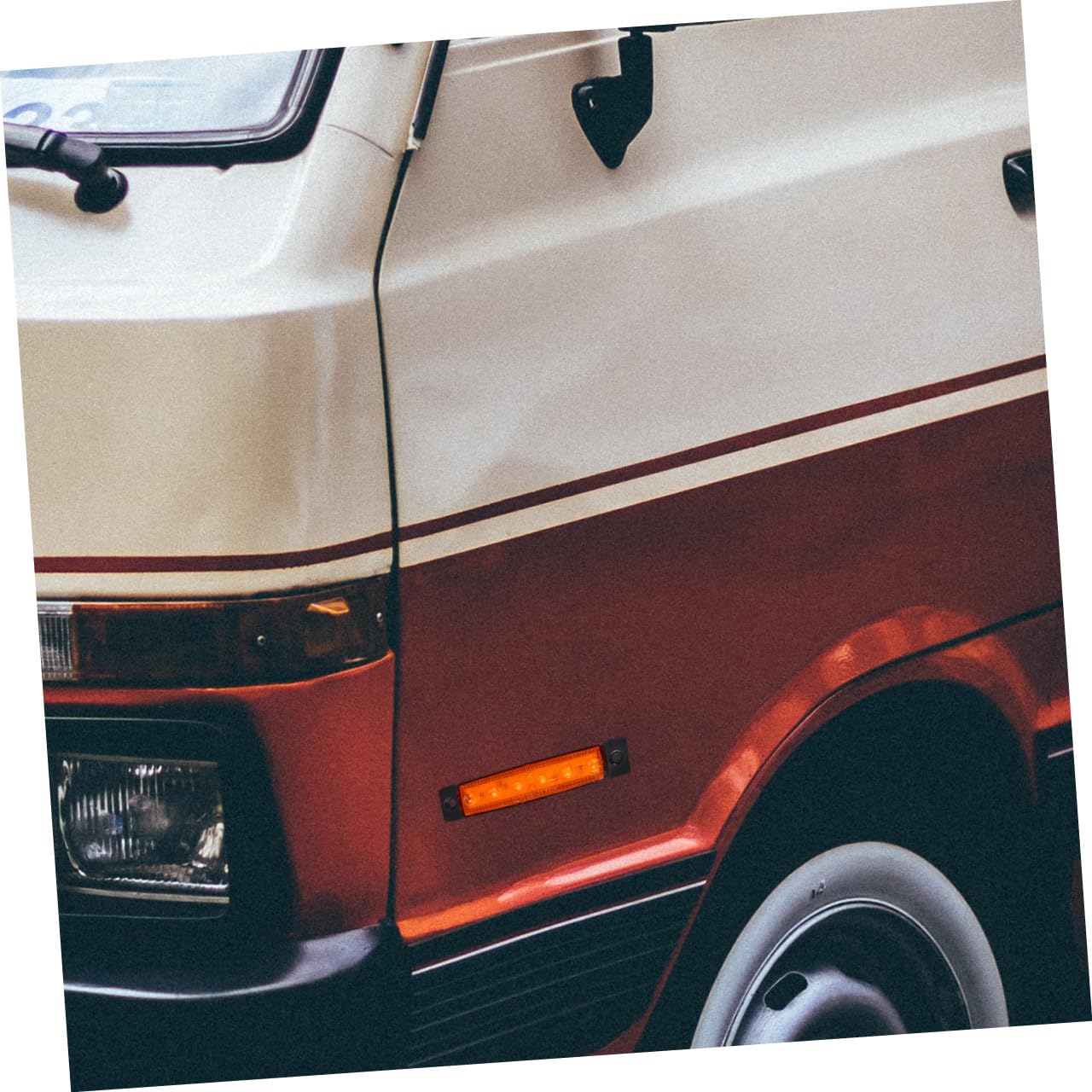 GLEAVI 20pezzi Luce Led Laterale Led Per Camion e Rimorchi Di Segnalazione e Freno Plastica Installazione Facile e Duratura Design Ultra Sottile Ottimo Per Uso Esterno