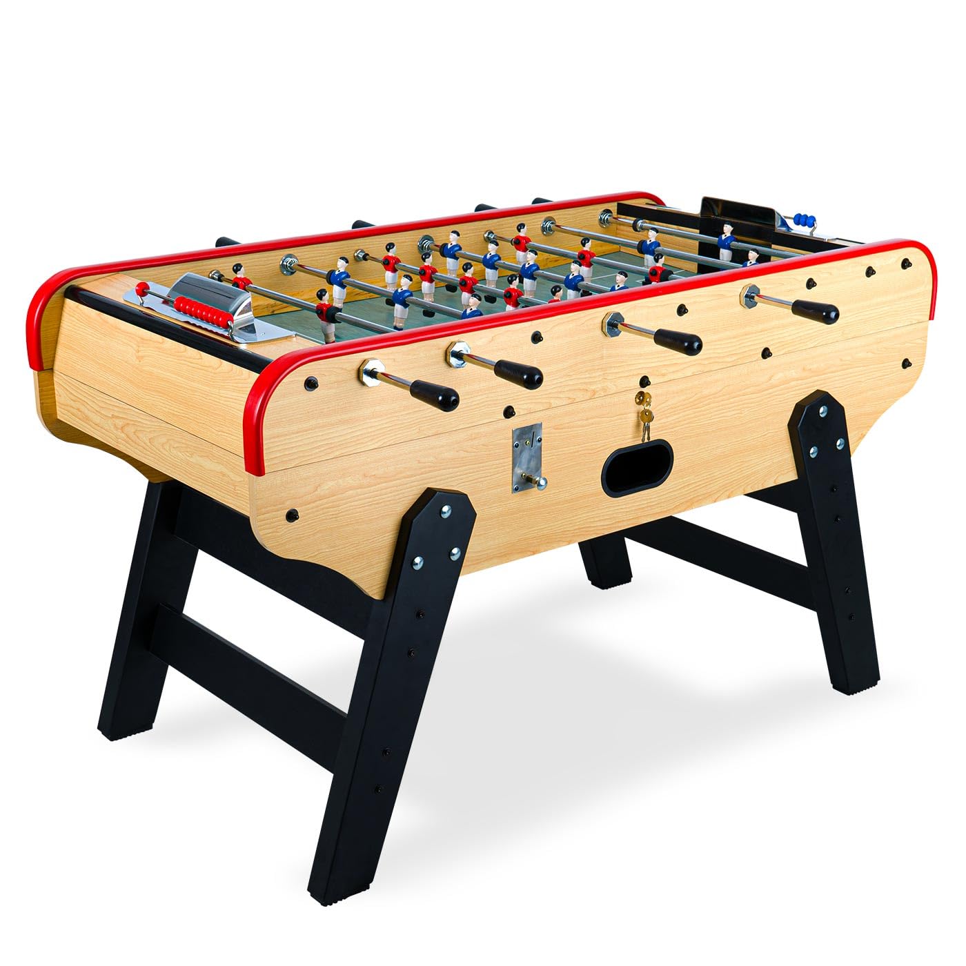 Rendez Vous Déco - Babyfoot Adulte Intérieur Bistrot 155,3 cm avec Monnayeur - Table de Jeux Familiale et Professionnelle Robuste