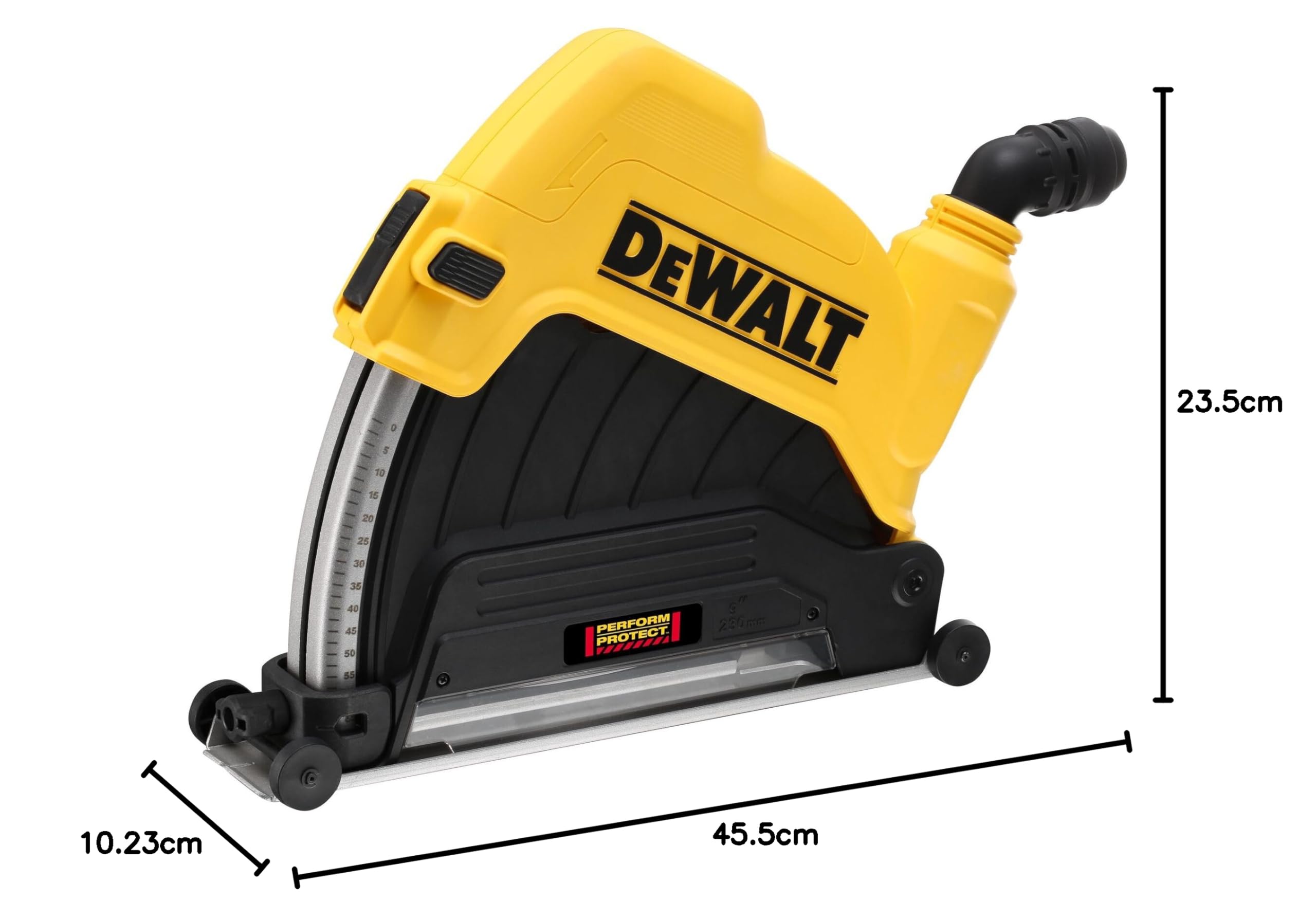 DEWALT Cuffia di aspirazione per smerigliatrici angolari, DWE46229-XJ