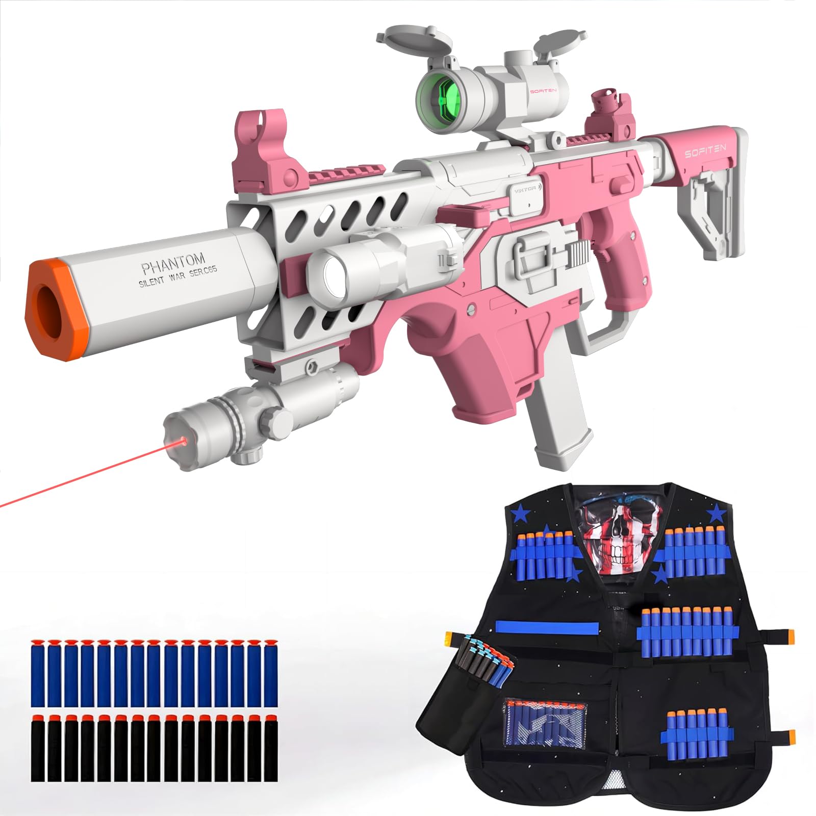 Amazon.com: SOFITEN Toy Gun Automatic Sniper Rifle with Tactical