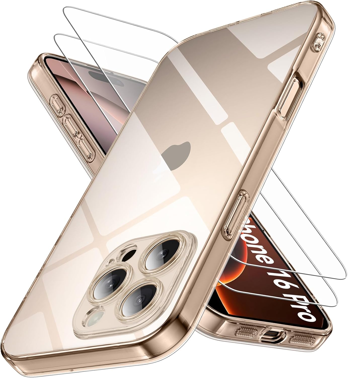 Qasyfanc Camera Protective Case Compatible with iPhone 16 Pro Case with