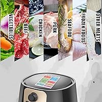 Vista 4 de Hoja de trucos magnética para freidora de aire, tarjetas de recetas para freidora de aire, accesorios para freidora de aire, tabla de conversiones