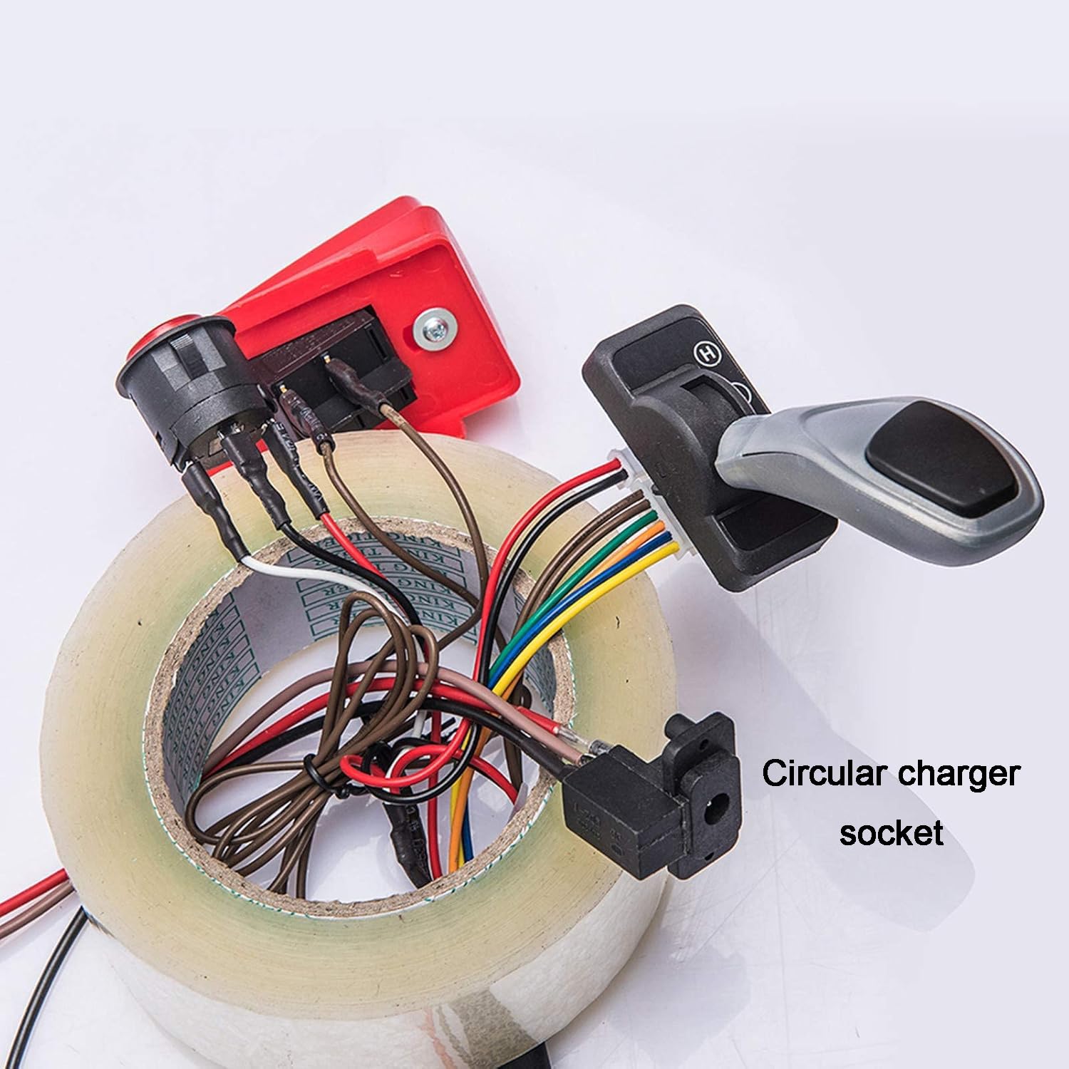 Juego completo de arnés modificado para niños de 12 V, juego completo de cables de placa de circuito de control remoto, caja de cambios, utilizado para niños, automóvil eléctrico con motores RS550 7