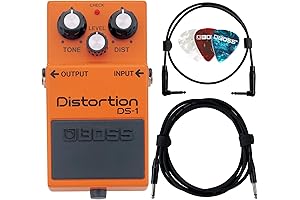 Boss DS-1 Distortion Pedal Bundle for the Rock Star in You