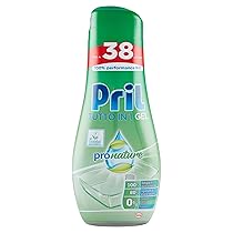 Pril Gel Green Tutto in 1, Detersivo Lavastoviglie, 35+3 Lavaggi