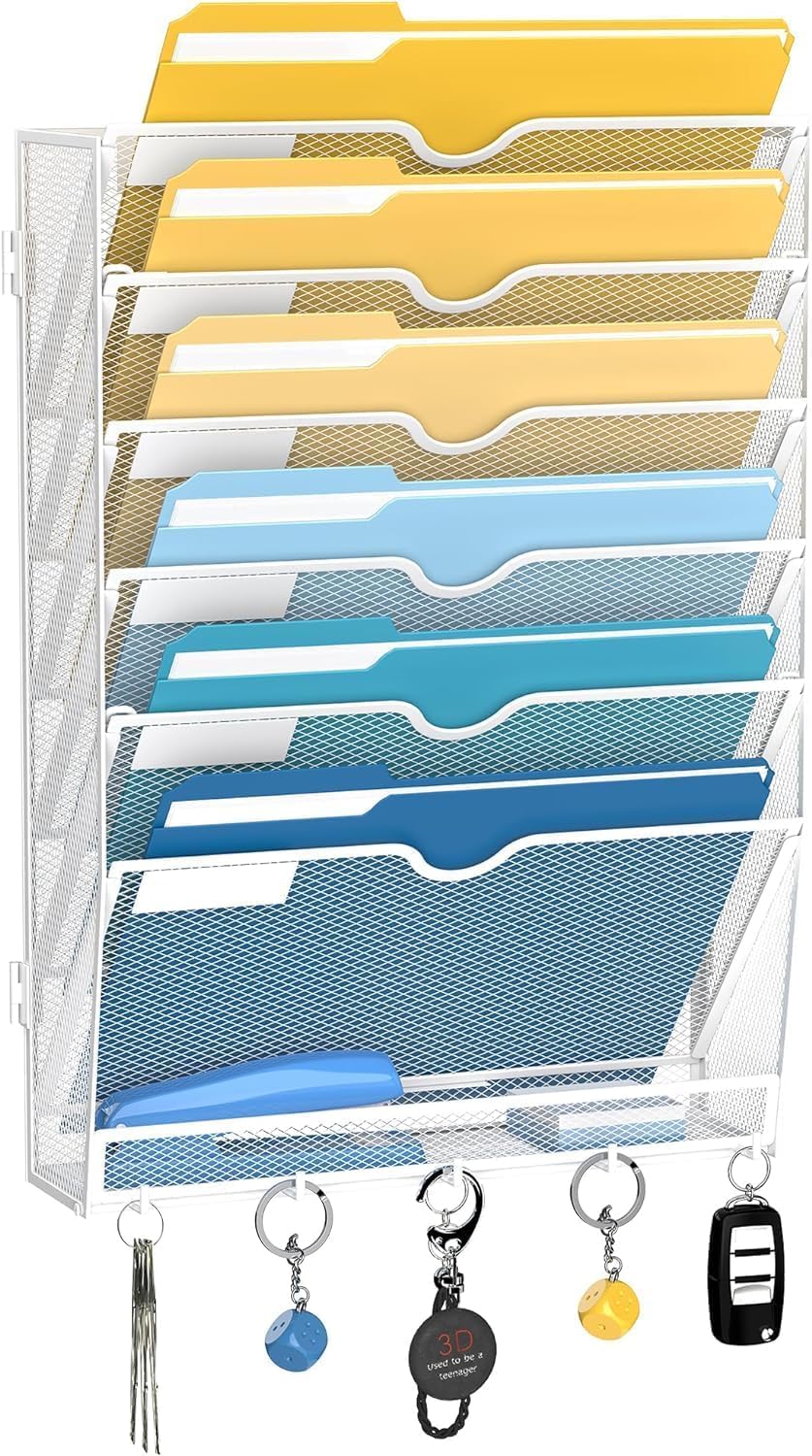 Range-documents mural pour ne plus perdre vos courriers et blocs-notes