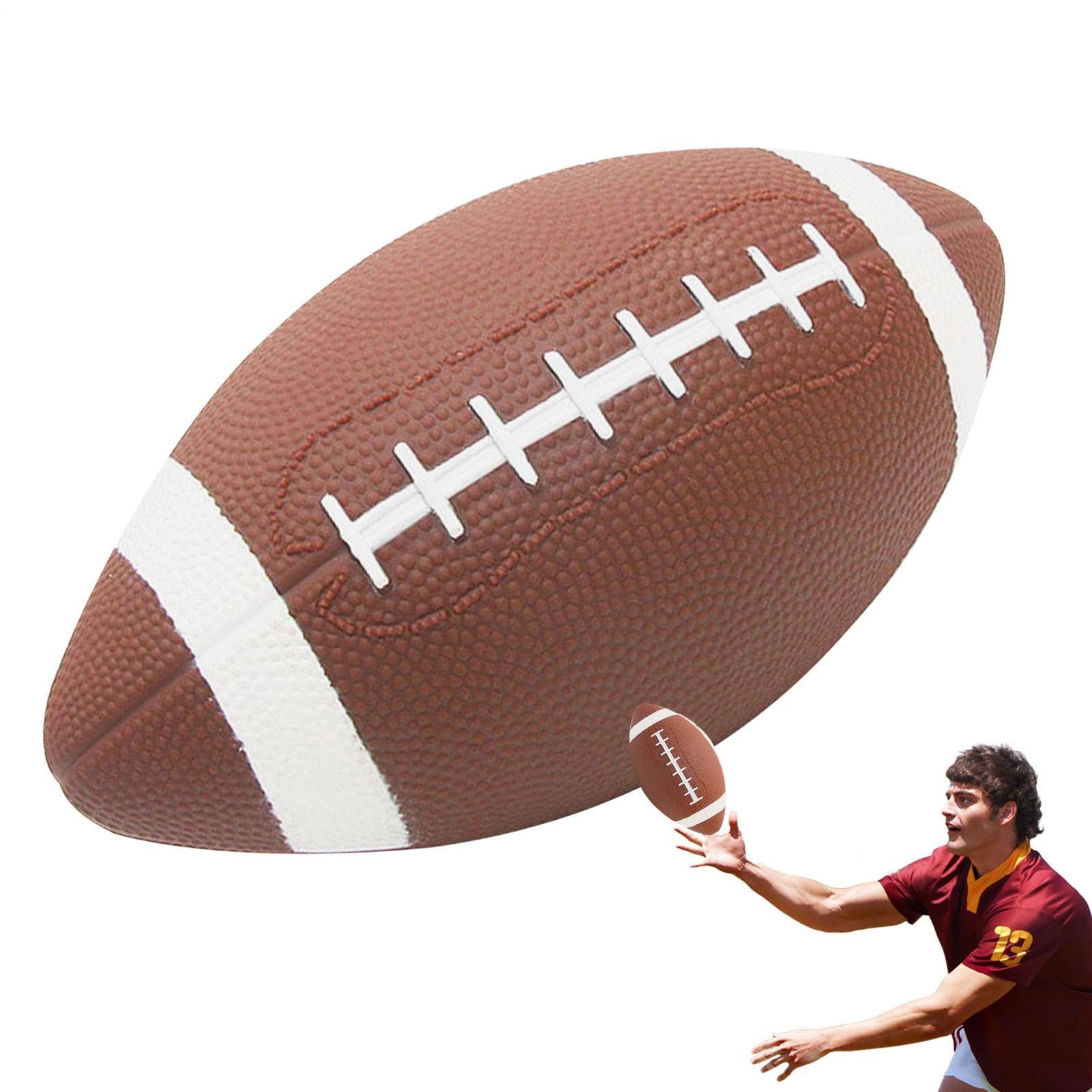 Pallone da football americano - Football americano misura 3, 20 cm*10 cm Palloni da calcio vintage per bambini sportivi antiscivolo da esterno per allenamento | Calcio amricano in pelle sintetica ad