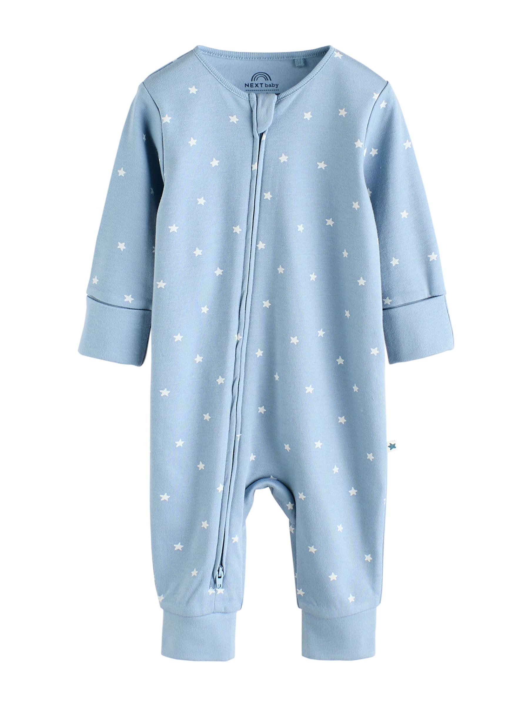 NEXT Bambini Confezione da 4 Tutine Senza Piedini per Neonati con Zip bidirezionale