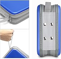 Vista 51 de Funda para CD, capacidad para 40 unidades, para CD/DVD, cartera, de plástico duro, DVD, para coche, hogar, oficina, viajes (negro)