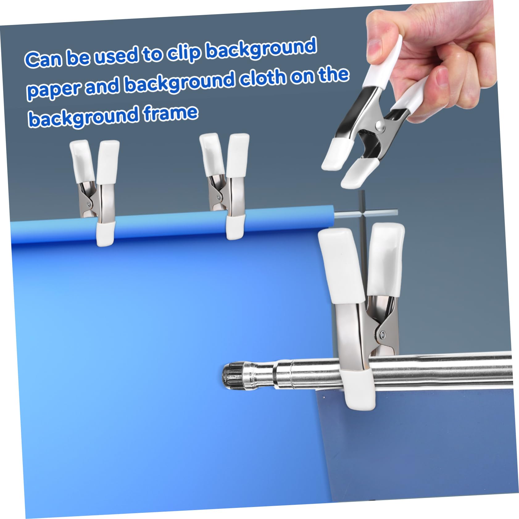 5 Set Clip Per Sfondo Da Clip Resistente Per Fotografia Utilizzo Facile E Pratico Leggere E Compatte Accessori Per Appassionati Fotografia 5 Pezzi*5