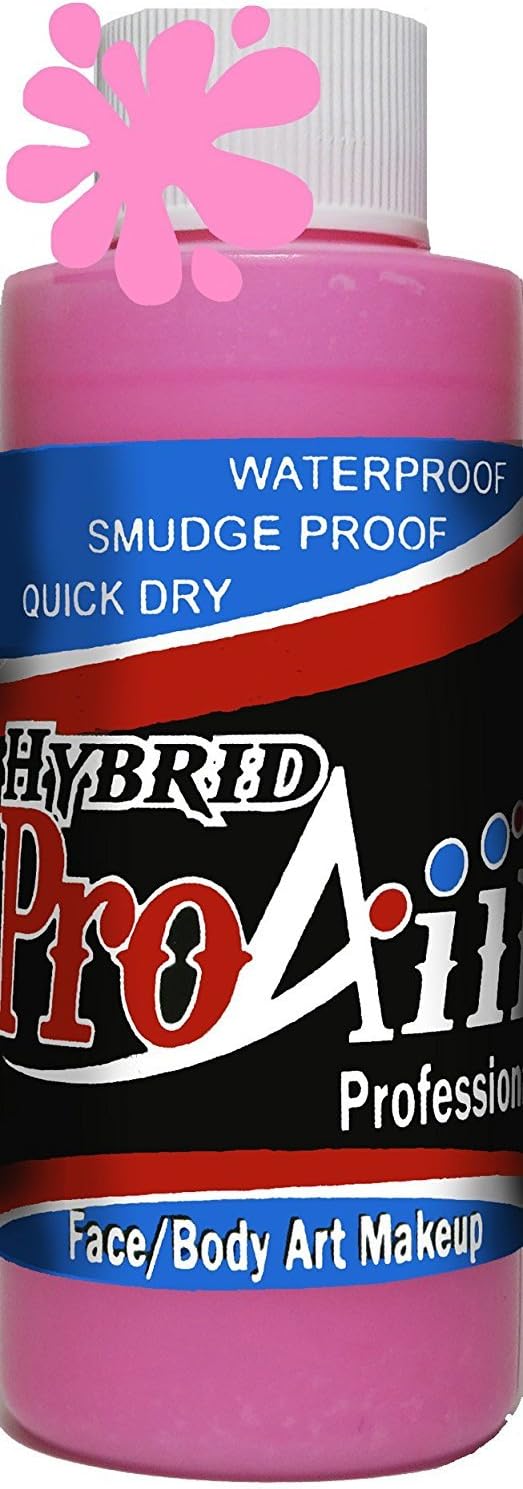 ProAiir Face and Body Painting Makeup - 2oz (60ml) Bubble Gum