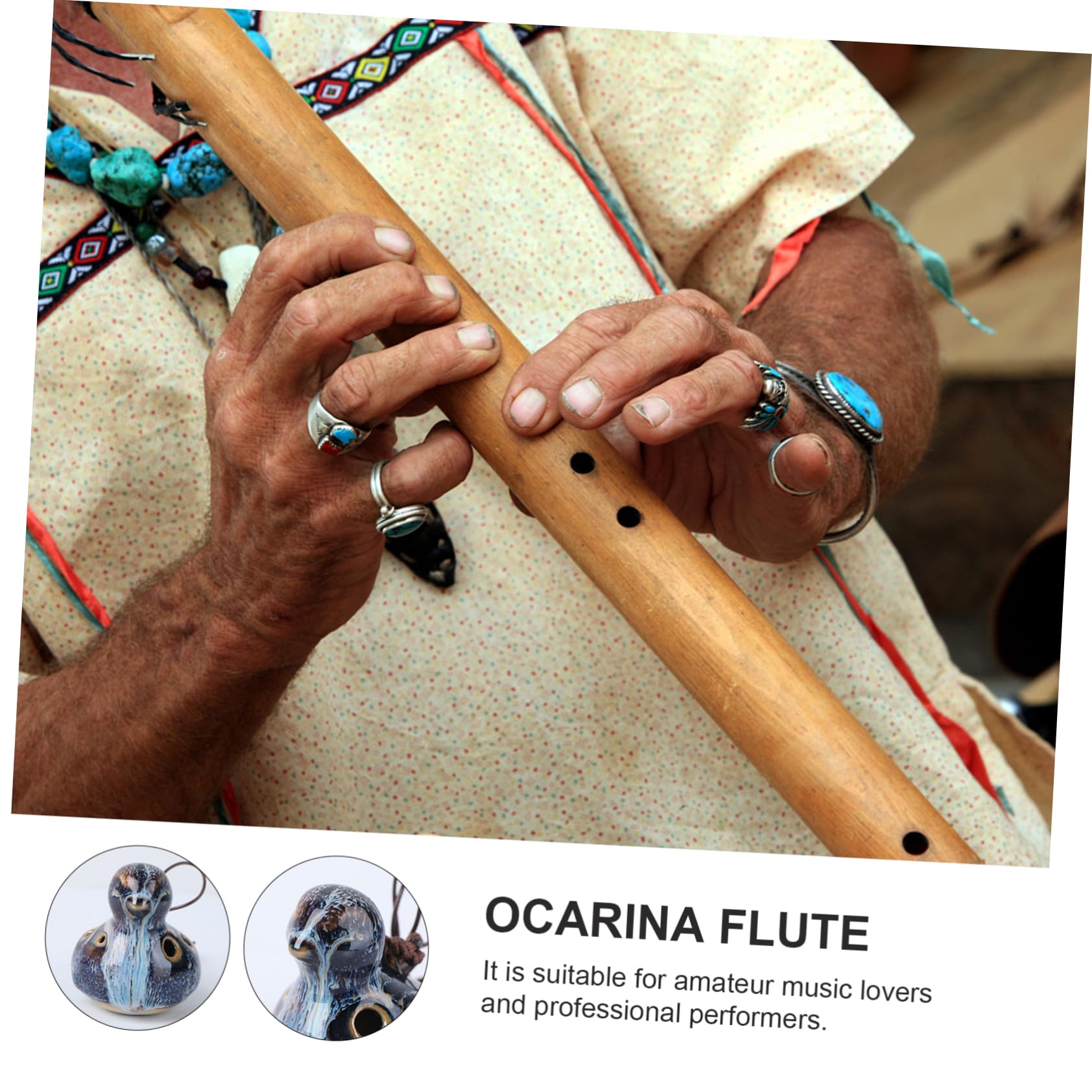 VANZACK 6Holes Bird Shape Ocarina for Beginners Professionals Portable Music Instrument present for Music Lovers Ocarina Enthusiasts Ergonomic Design Easy to Learn